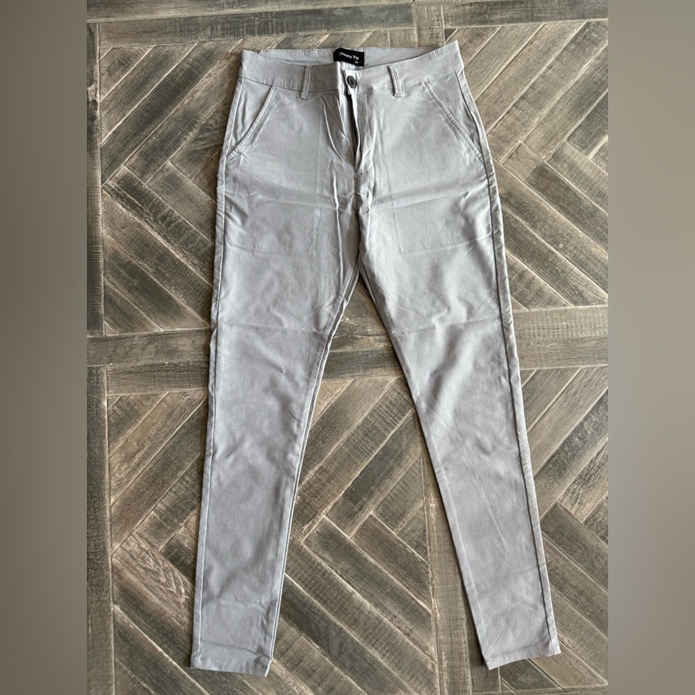 Skinny Fit Men’s Business Casual Muscle Pants | Size 32